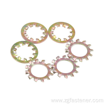 internal teeth and external lock washers